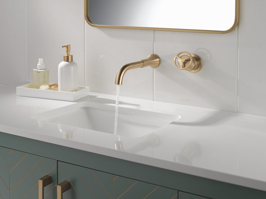 Delta Trinsic T3558LF Single Handle Wall Mount Bathroom Faucet Trim
