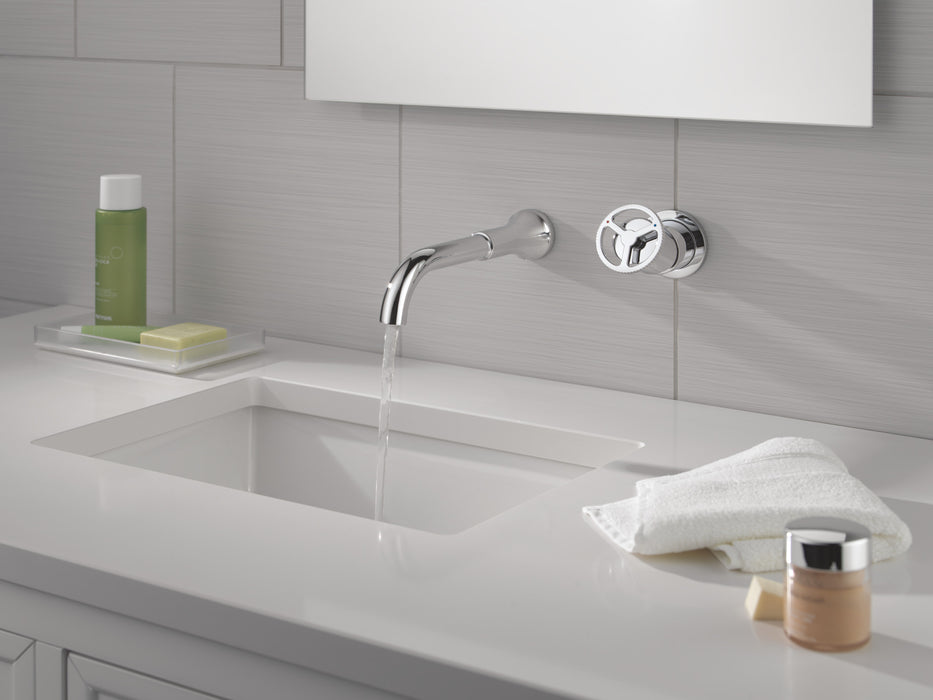 Delta Trinsic T3558LF Single Handle Wall Mount Bathroom Faucet Trim