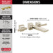 Delta Pivotal: Two-Handle Wall Mount Bathroom Faucet Trim