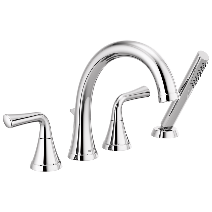 Delta Kayra™: Roman Tub Trim with Hand Shower