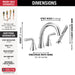 Delta Kayra™: Roman Tub Trim with Hand Shower