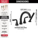 Delta Kayra™: Roman Tub Trim with Hand Shower