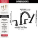Delta Saylor: Roman Tub Trim with Hand Shower