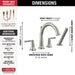Delta Saylor: Roman Tub Trim with Hand Shower