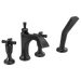 Delta Dorval:T4756 Roman Tub with Hand Shower Trim - Less Handles