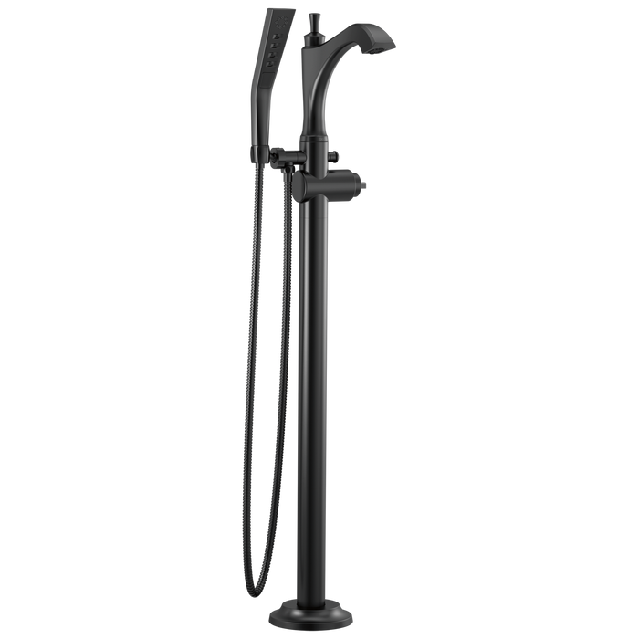Delta Dorval:T4756 Roman Tub with Hand Shower Trim - Less Handles