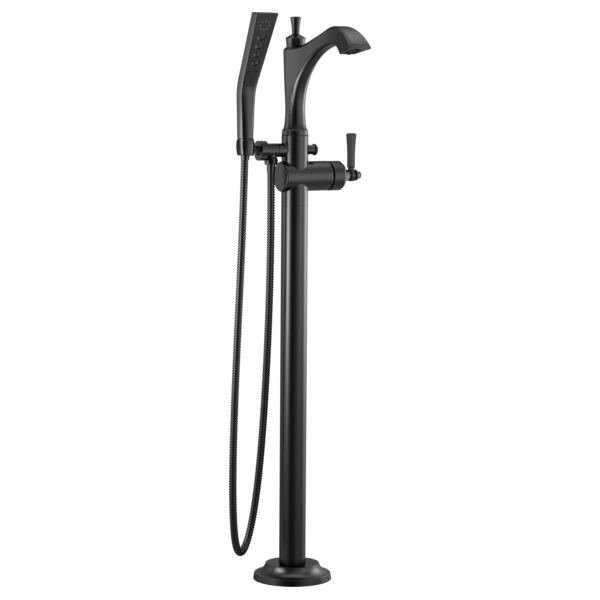 Delta Dorval:T4756 Roman Tub with Hand Shower Trim - Less Handles