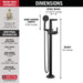 Delta Galeon™: Free Standing Tub Filler