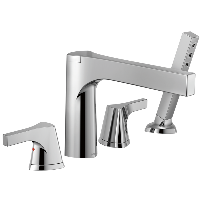 Delta Zura T4774 Roman Tub with Hand Shower Trim, chrome 2