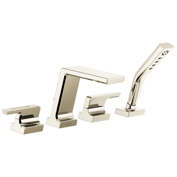 Delta Pivotal: Roman Tub with Hand Shower Trim