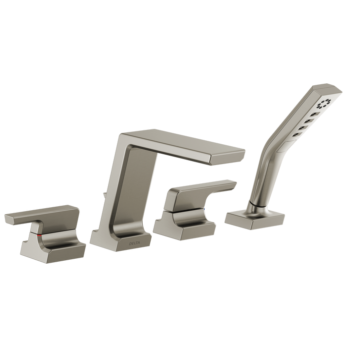 Delta Pivotal: Roman Tub with Hand Shower Trim