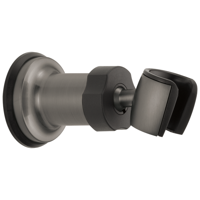 Delta Universal Showering Components U4005 Adjustable Wall Mount for Hand Shower, black stainless