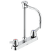Commercial W67 Series Mixing Faucet W6740 Two Handle 8 In Deck-mount Laboratory Mixing Faucet