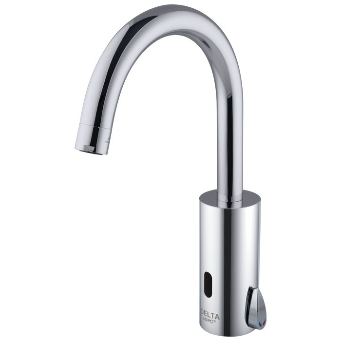 Commercial DEMD DEMD Wallmount Electronic Gooseneck Faucet HW Smooth End W/ Mixer