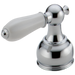Delta:H212 Porcelain Lever Handle Set