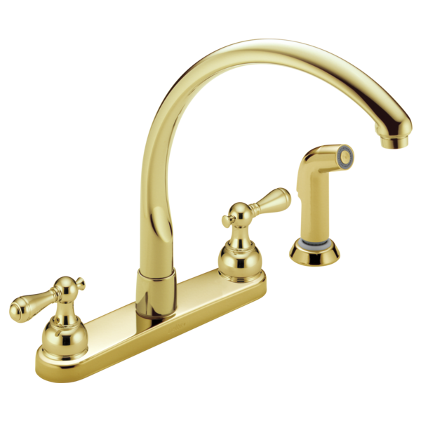 Delta:H215 Metal Lever Handle Set