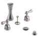 Delta:H215 Metal Lever Handle Set