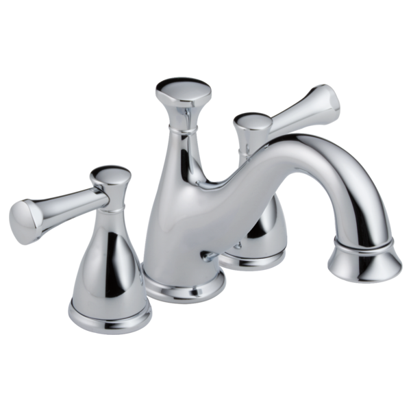 Delta Lockwood H240 Metal Lever Handle Set - 2H Bathroom, Chrome