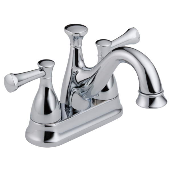 Delta Lockwood H240 Metal Lever Handle Set - 2H Bathroom, Chrome