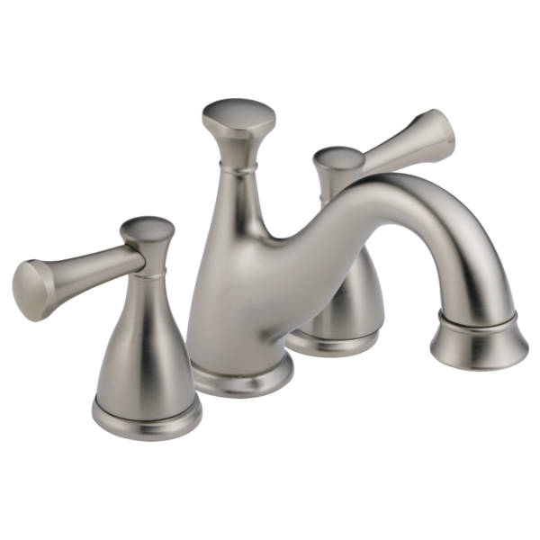Delta Lockwood H240 Metal Lever Handle Set - 2H Bathroom, Stainless Steel