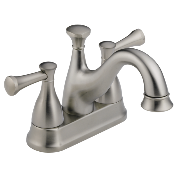 Delta Lockwood H240 Metal Lever Handle Set - 2H Bathroom, Stainless Steel
