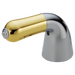 Delta Innovations H24 Metal Lever Handle Set - Less Accents, Chrome