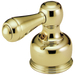 Delta NeoStyleOld H25PB Metal Lever Handle Set - 2H Bathroom, Polished Brass
