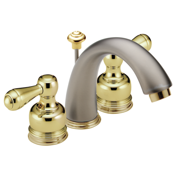 Delta NeoStyleOld H25PB Metal Lever Handle Set - 2H Bathroom, Polished Brass