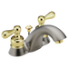Delta NeoStyleOld H25PB Metal Lever Handle Set - 2H Bathroom, Polished Brass