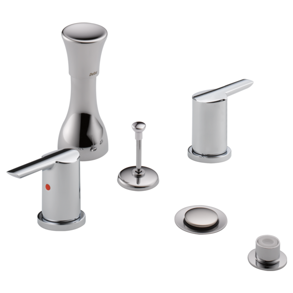 Delta Compel:H261 Metal Lever Handle Set - 2H Bathroom