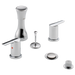 Delta Compel:H261 Metal Lever Handle Set - 2H Bathroom
