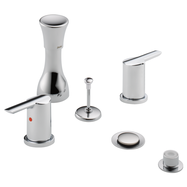 Delta Compel:H261 Metal Lever Handle Set - 2H Bathroom