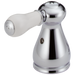 Delta Leland:H277 Porcelain Lever Handle Set - Bathroom