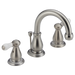 Delta Leland:H277 Porcelain Lever Handle Set - Bathroom