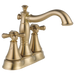 Delta Cassidy:H295 Metal Cross Handle Set - Deck Mount Bathroom & Bidet