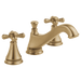 Delta Cassidy:H295 Metal Cross Handle Set - Deck Mount Bathroom & Bidet