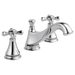 Delta Cassidy H295RB Metal Cross Handle Set - Deck Mount Bathroom & Bidet, Chrome