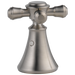 Delta Cassidy:H295 Metal Cross Handle Set - Deck Mount Bathroom & Bidet