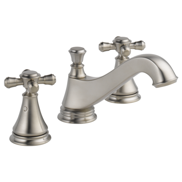 Delta Cassidy:H295 Metal Cross Handle Set - Deck Mount Bathroom & Bidet