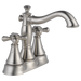 Delta Cassidy:H295 Metal Cross Handle Set - Deck Mount Bathroom & Bidet