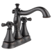 Delta Cassidy:H295 Metal Cross Handle Set - Deck Mount Bathroom & Bidet