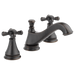 Delta Cassidy:H295 Metal Cross Handle Set - Deck Mount Bathroom & Bidet