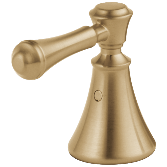 Delta Cassidy H297 Metal Lever Handle Set - Deck Mount Bathroom & Bidet, Champagne Bronze