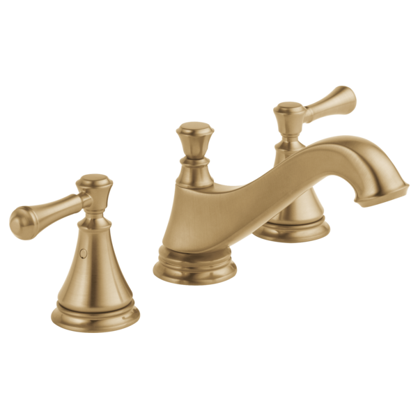 Delta Cassidy H297 Metal Lever Handle Set - Deck Mount Bathroom & Bidet, Champagne Bronze