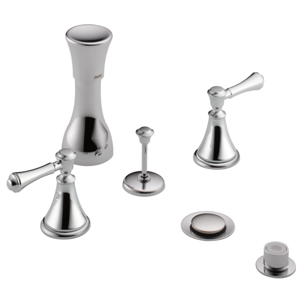 Delta Cassidy:H297 Metal Lever Handle Set - Deck Mount Bathroom & Bidet