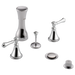 Delta Cassidy:H297 Metal Lever Handle Set - Deck Mount Bathroom & Bidet