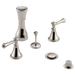 Delta Cassidy:H297 Metal Lever Handle Set - Deck Mount Bathroom & Bidet