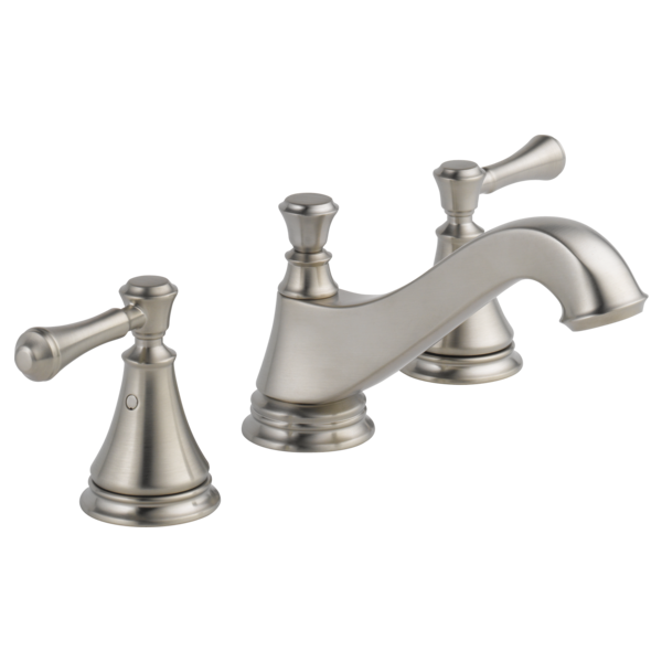Delta Cassidy H297 Metal Lever Handle Set - Deck Mount Bathroom & Bidet, Stainless Steel