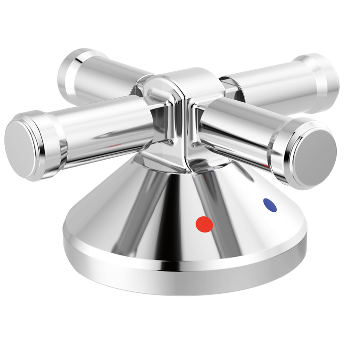 Delta Broderick H575 3-Hole Roman Tub w/Hand Shower - Handle Kit-Cross