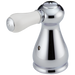 Delta Leland:H577 Porcelain Lever Handle Kit - Transfer Valve